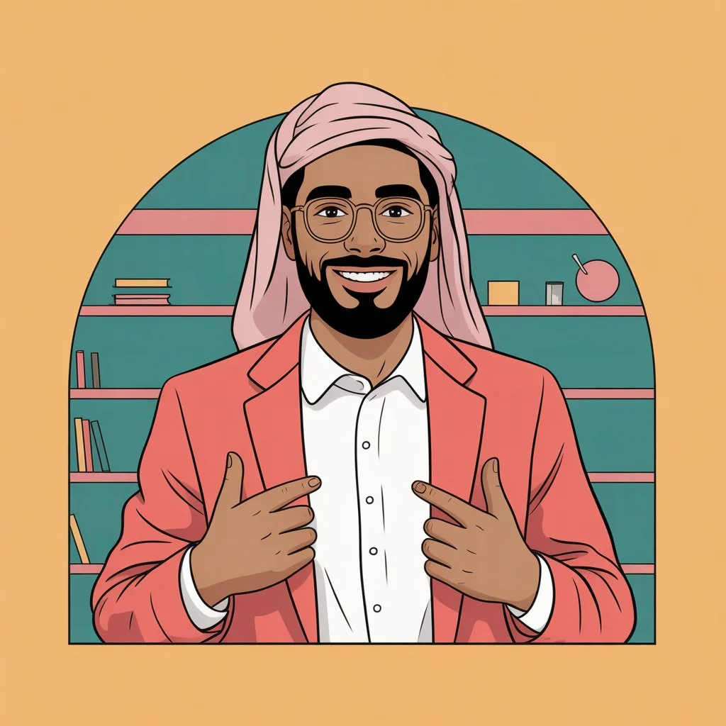 Image qui représente un marocain étudiant darija