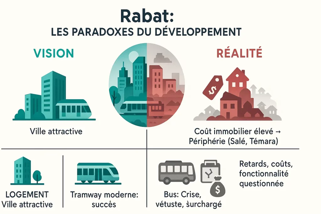 illustration sur le develeoppement de rabat capitale