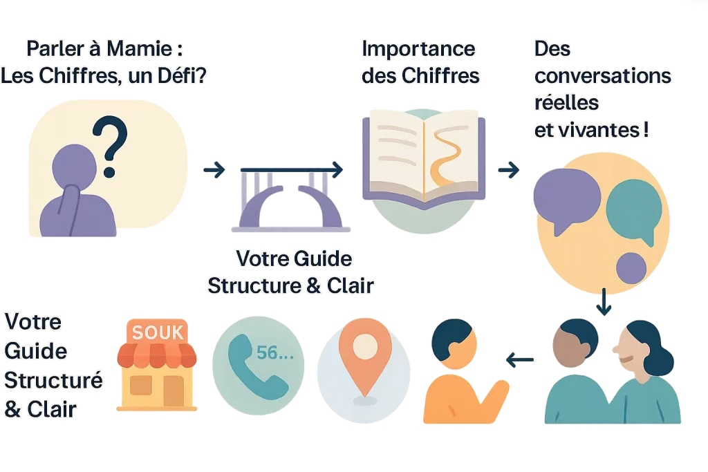 image représentant la nécessité de connaitre les chiffres en arabe marocain dans différente situation