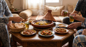 manger en arabe marocain plat typique du Maroc