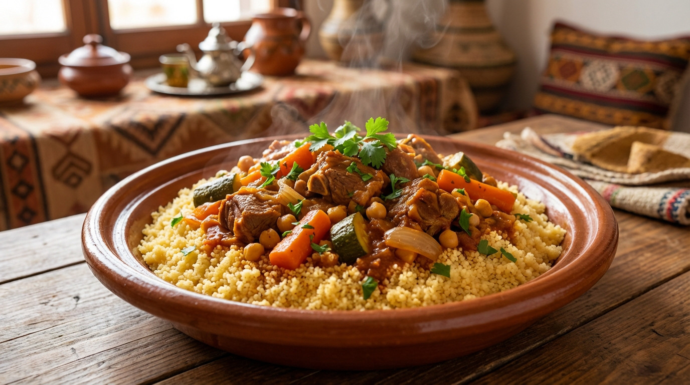 Couscous marocain - Les secrets de la vraie recette