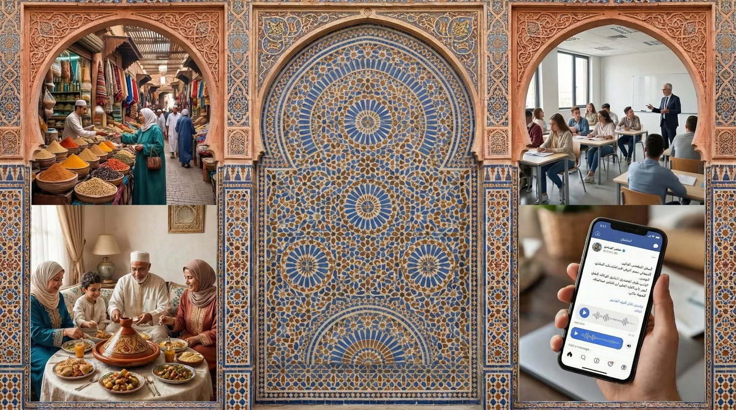 le différente situation ou apprendre darija marocain est utile