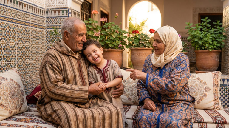 Grands-parents en marocain | Guide et surnoms [2026]