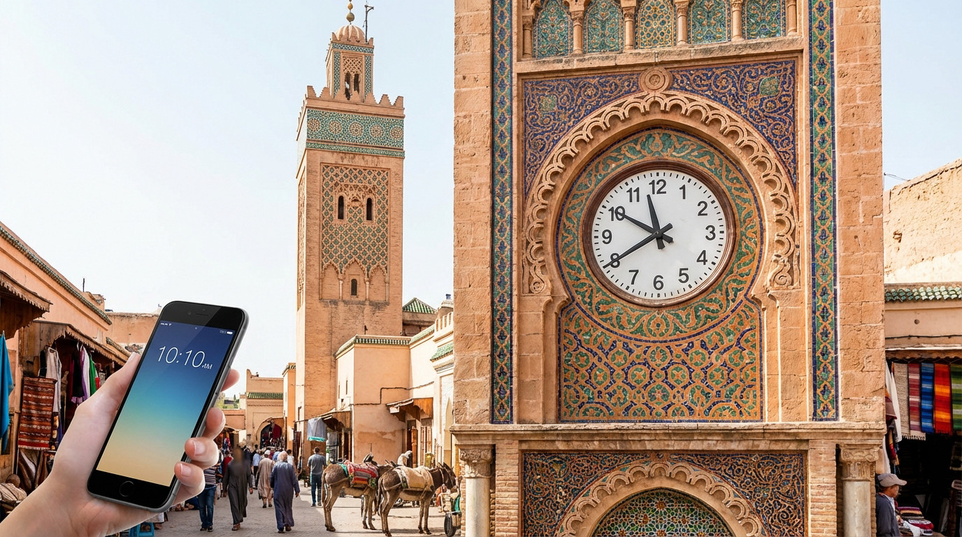 Heure au Maroc - décalage 2026, Ramadan et guide pro