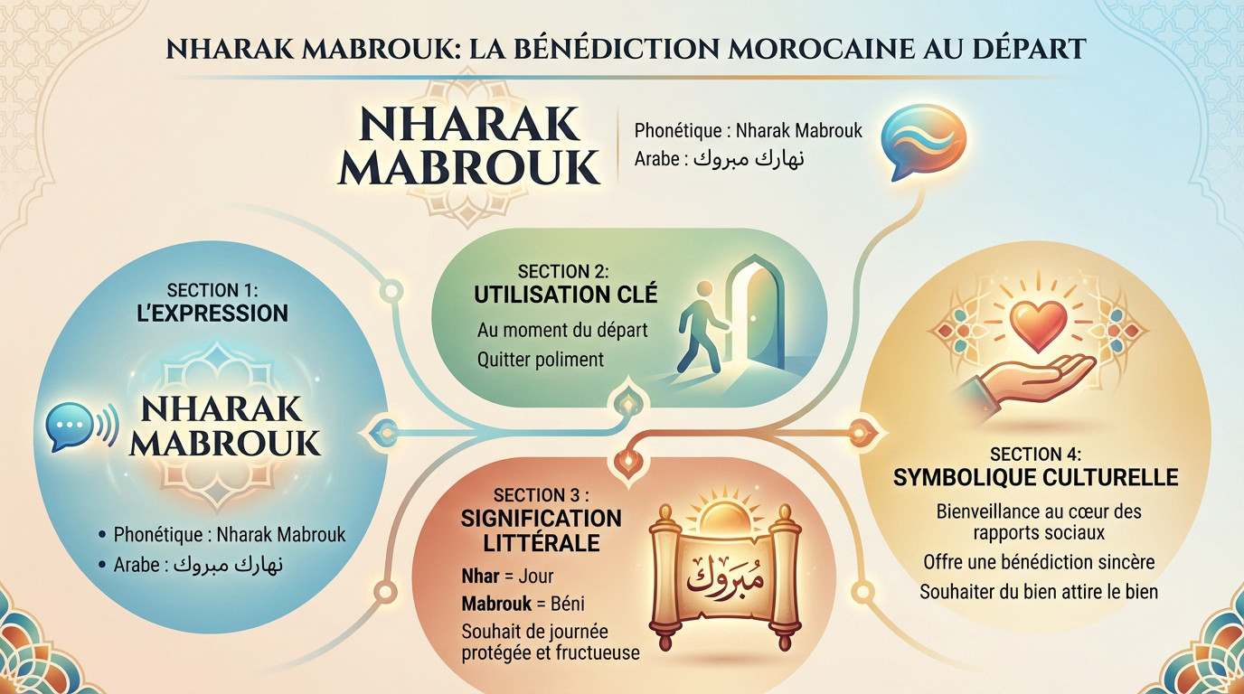 Une personne souriante saluant pour souhaiter une bonne journée au Maroc