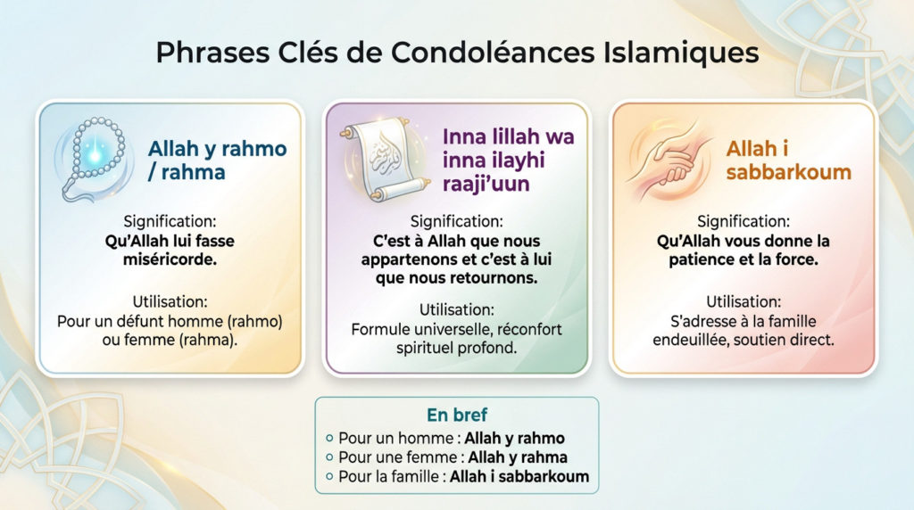 Condoléances en Marocain - Guide des formules [2026]