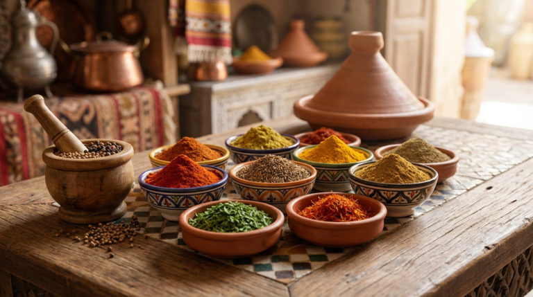 Les épices en arabe marocain | le guide complet 2026