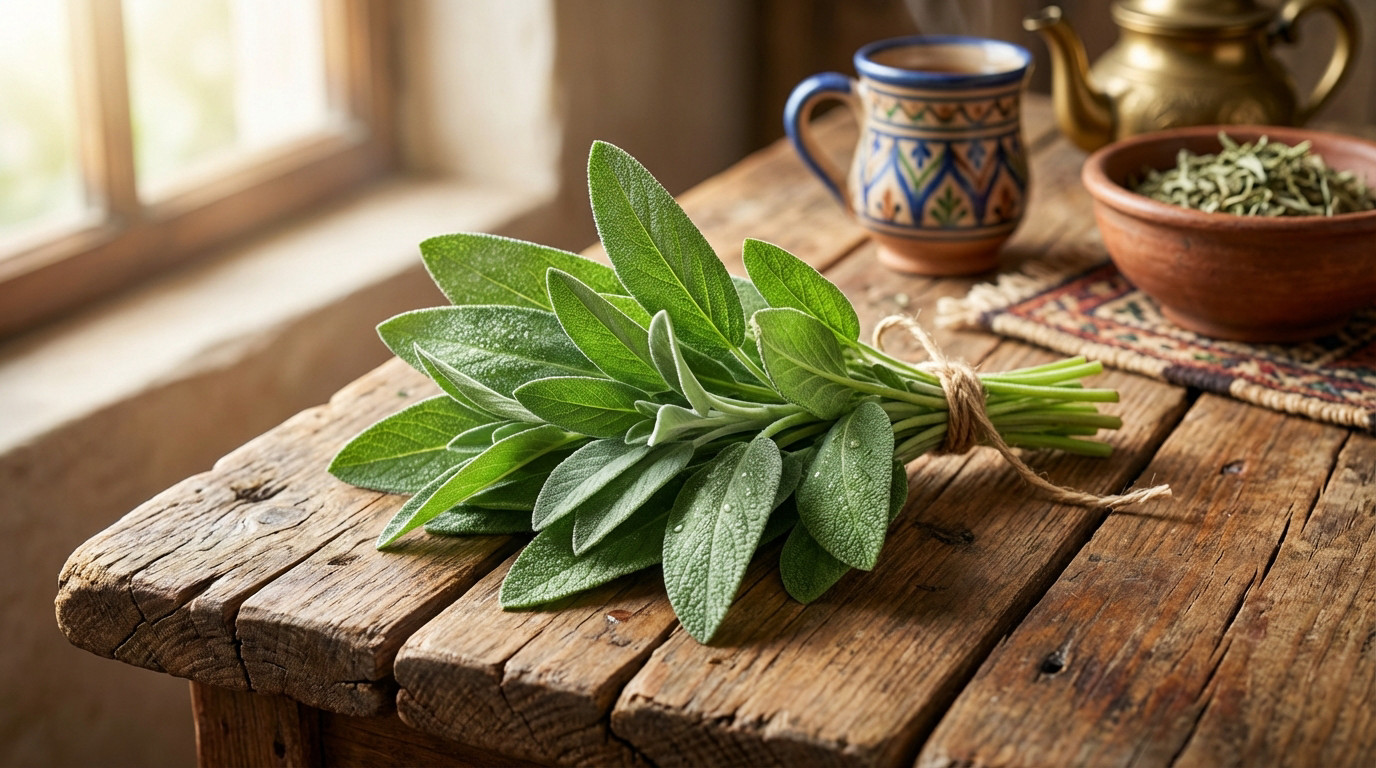 Sauge en marocain - Salmia | Guide et bienfaits 2026