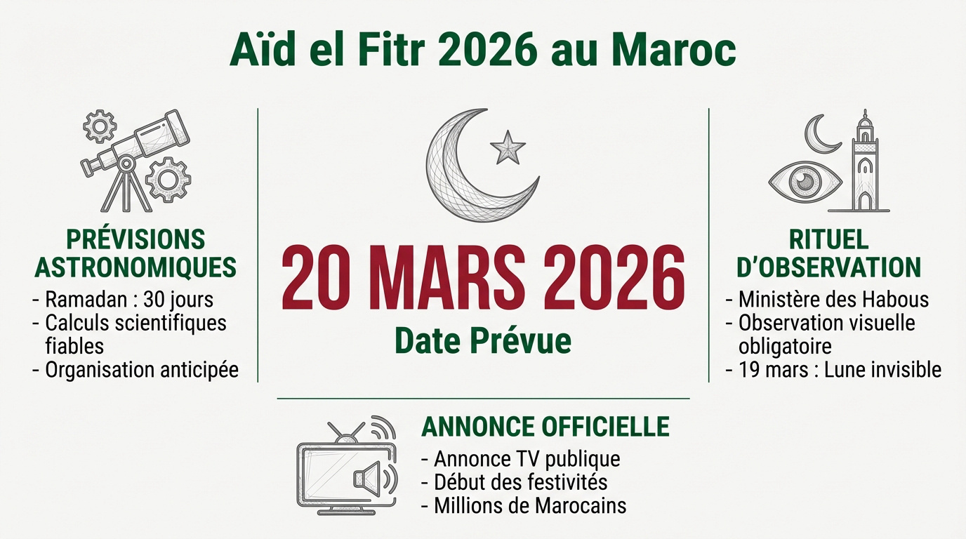 Préparatifs de l'Aïd el Fitr 2026 au Maroc