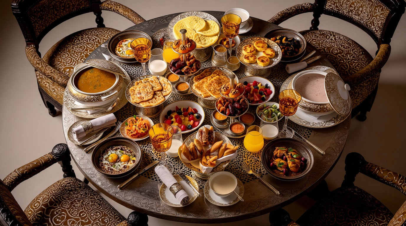 Traditions culinaires et rituels du Ftour