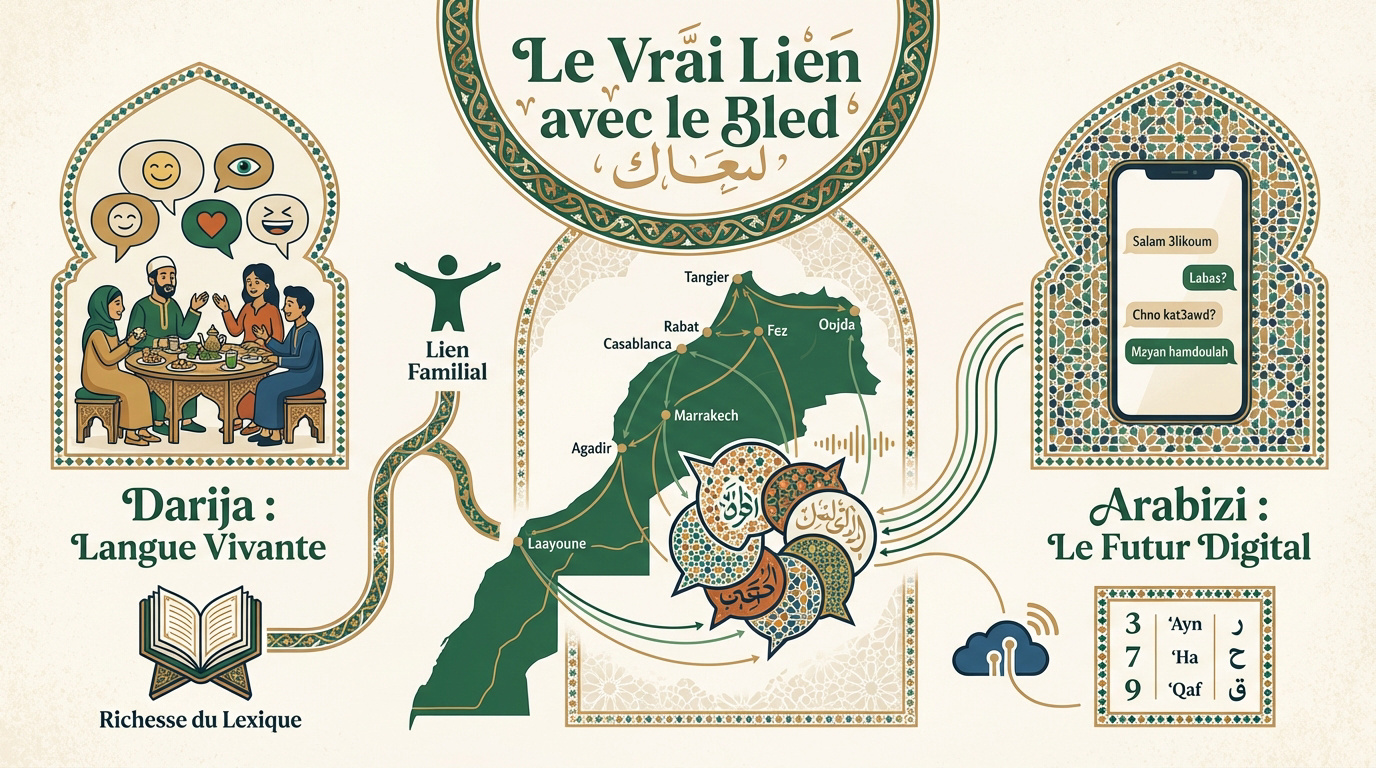 Apprendre le dialecte marocain pour renouer avec ses racines familiales